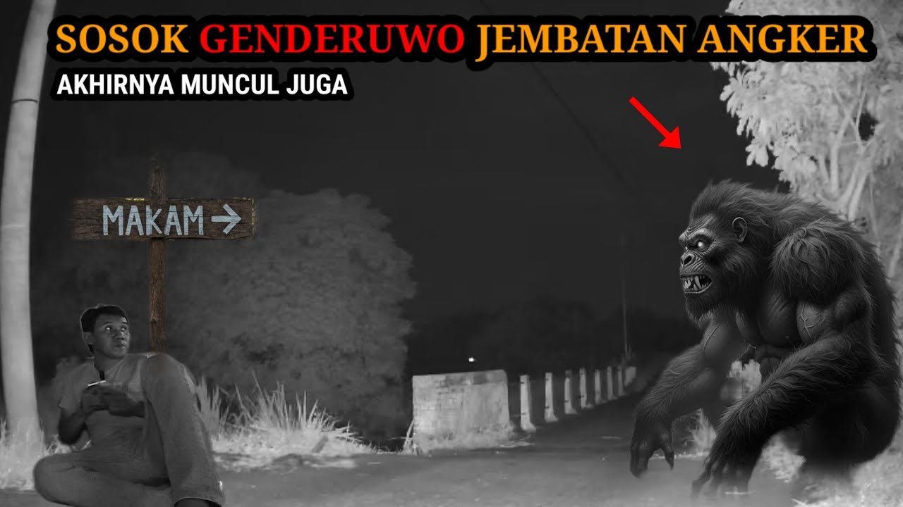 HORROR‼️5 JAM BERTAHAN DI JEMBATAN ANGKER MENUJU MAKAM 