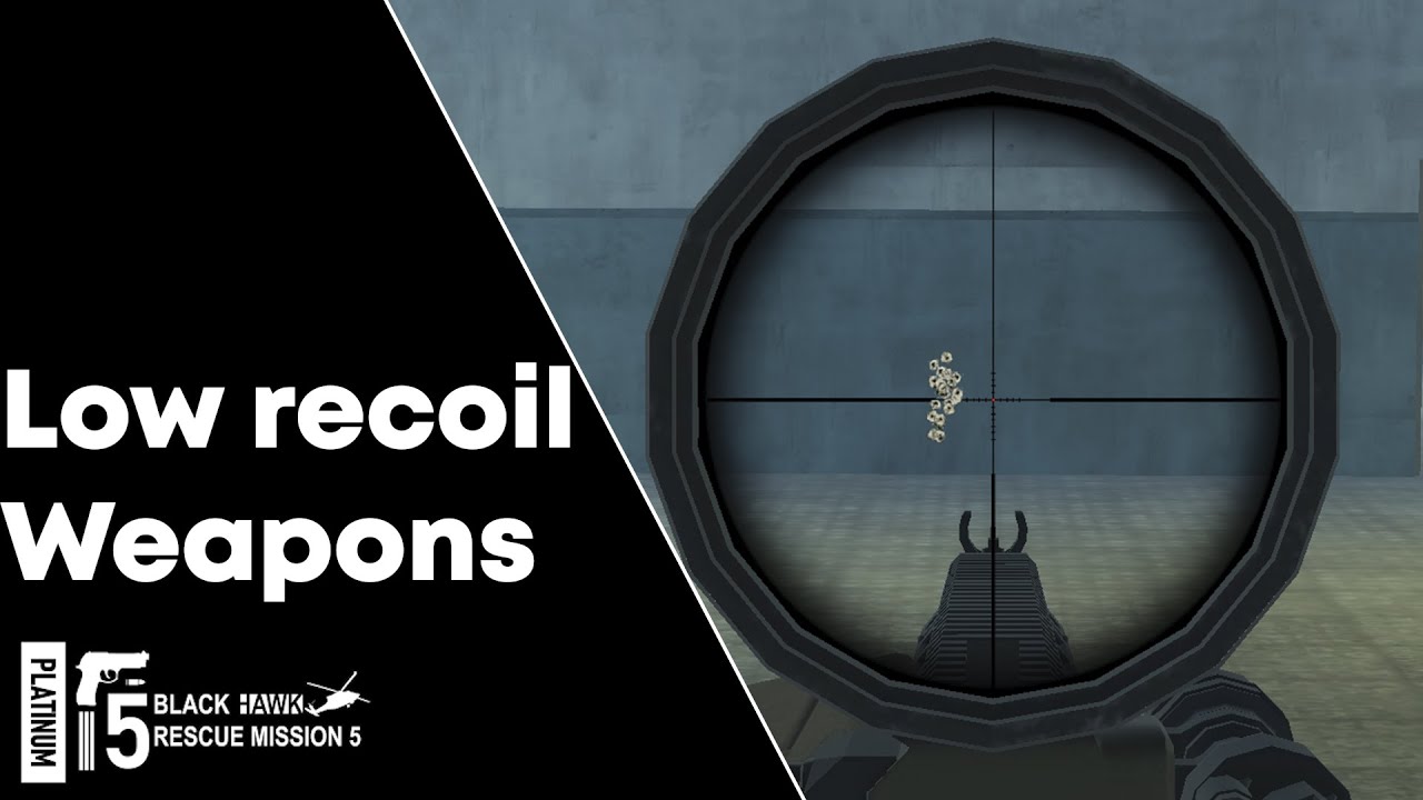 Low Recoil Weapons (Blackhawk Rescue Mission 5 Gen4)