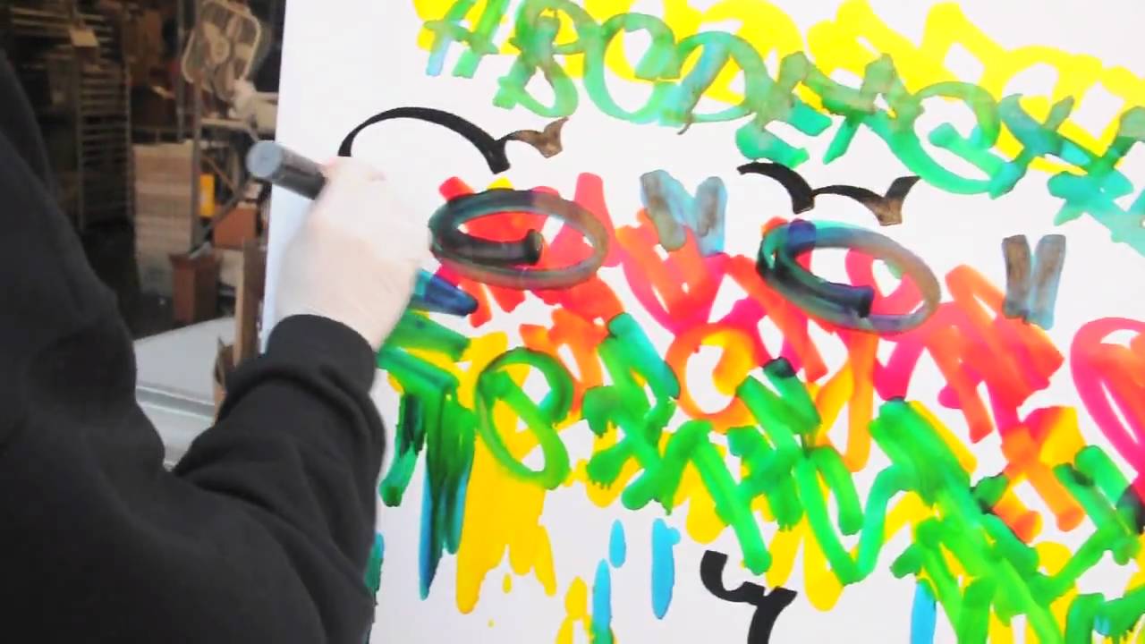 ArtPrimo.com Graffiti Supplies Demo: Krink K-51 CMYK artist marker