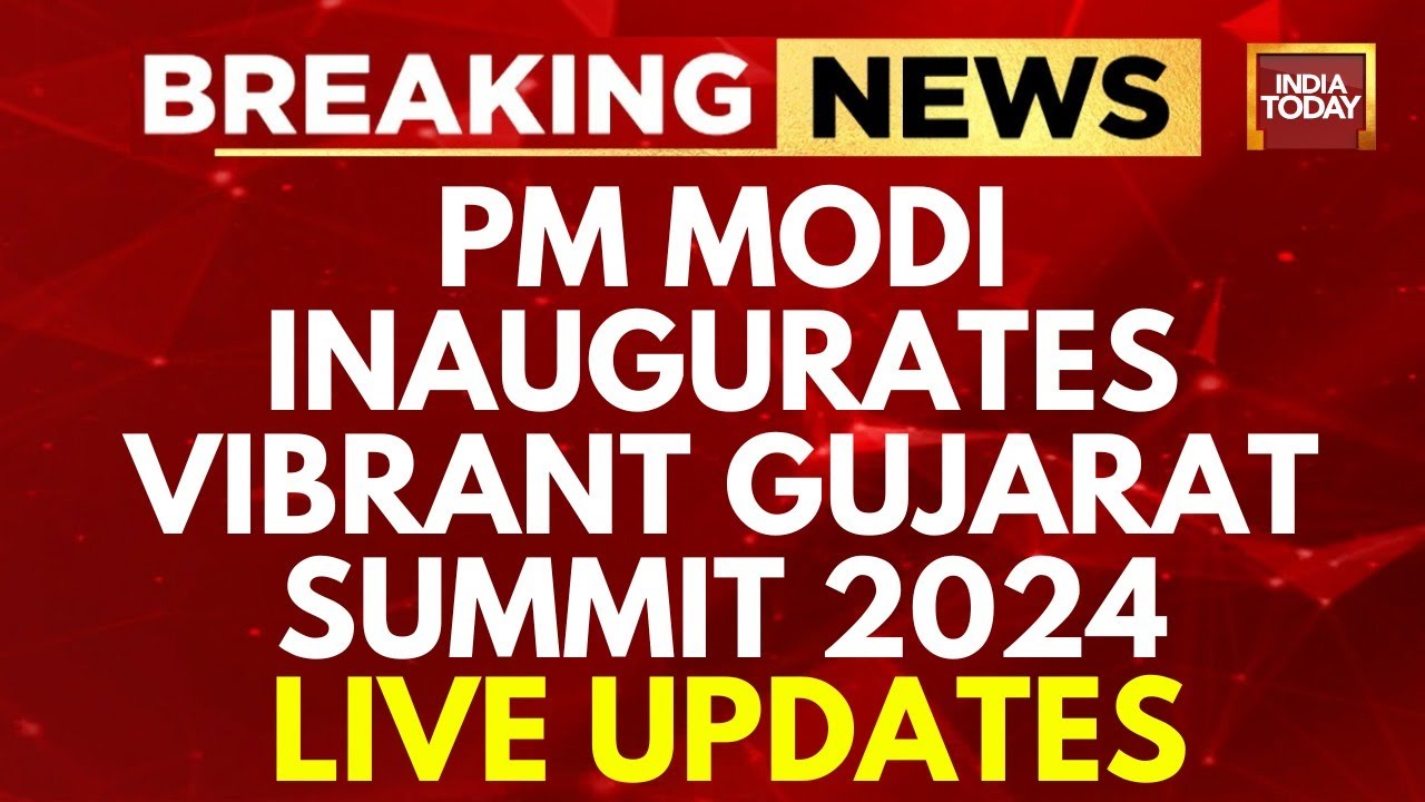 PM Modi In Gujarat LIVE: Vibrant Gujarat Summit 2024 | PM's Big Investment Pitch Before 2024 Polls