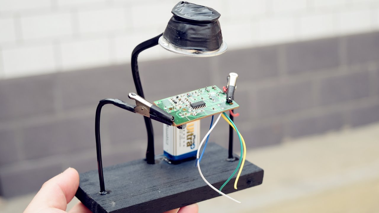 Make a Third Hand Soldering Holder 自制焊锡第三只手助焊台