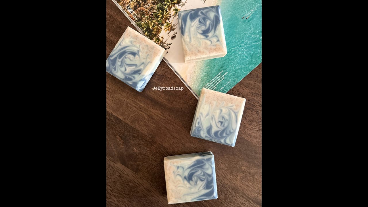 Ocean waves soap. Making Nautilus Swirl soap. Soap Challenge May 2024. Swirl soap making.