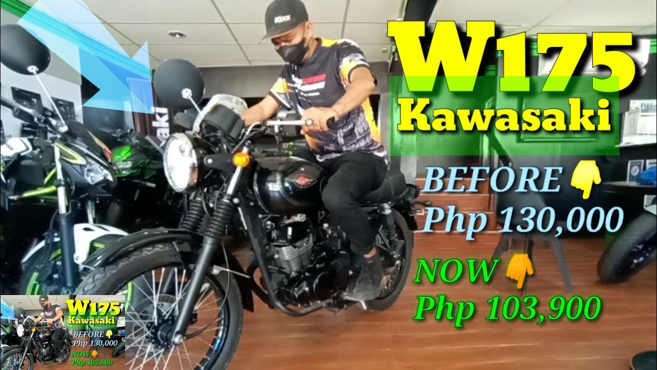 KAWASAKI W175 SPECS / PRICE ADJUSTMENT AS OF 050323WED / SPOT CASH PHP 103,900 @ GUD MOTO CEBU | FPC