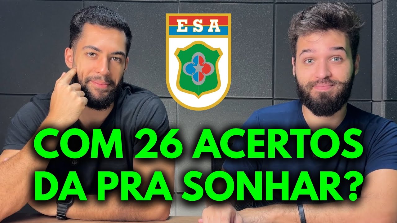 ESA 2025: Quantas questões pra entrar? (Revelamos tudo)