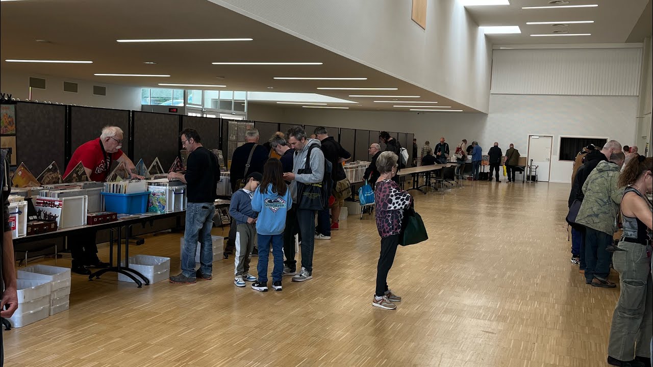 Foire aux disques de Talant (Dijon, Bourgogne) 06/04/2025, sur la route. Want list de chacun
