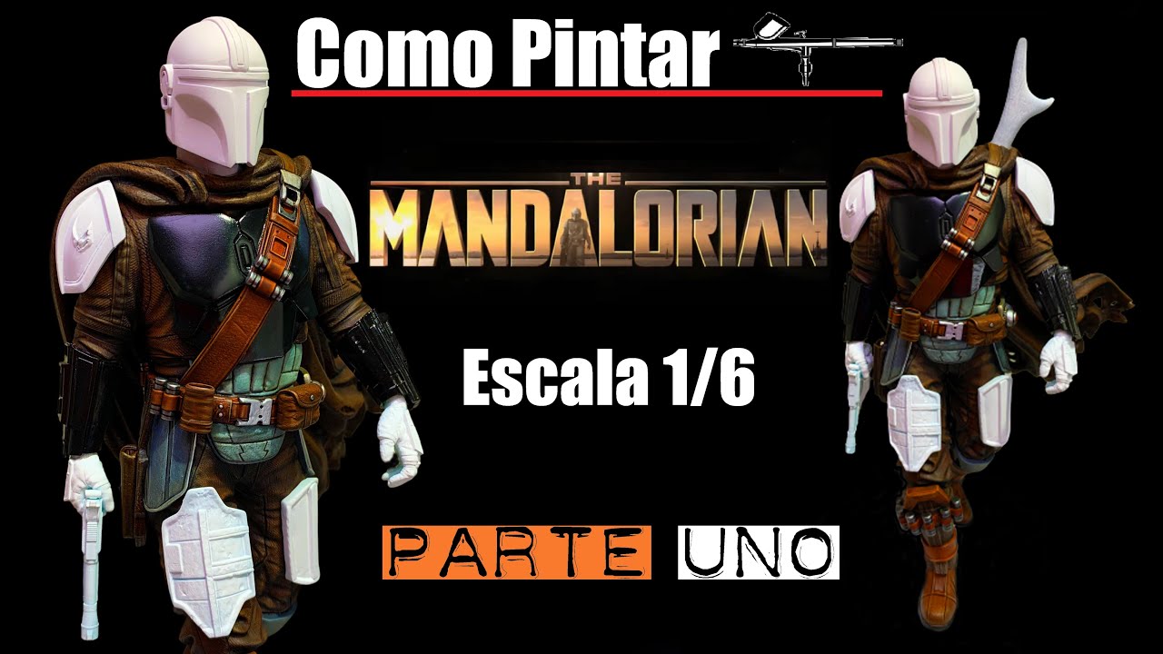 Como Pintar The Mandalorian/Parte uno/tutorial español airbrush