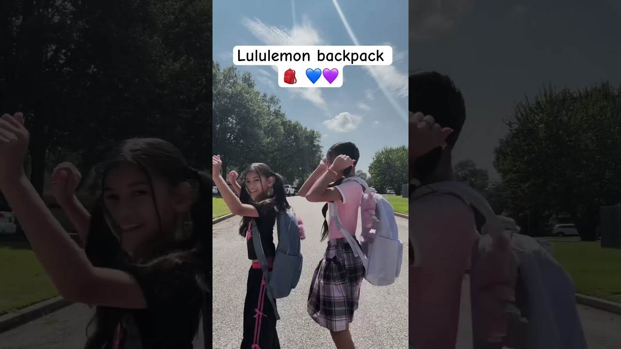 LULULEMON BACKPACK 🎒💜💙 #shorts #lululemon  #tiktok #fyplシ  #viral
