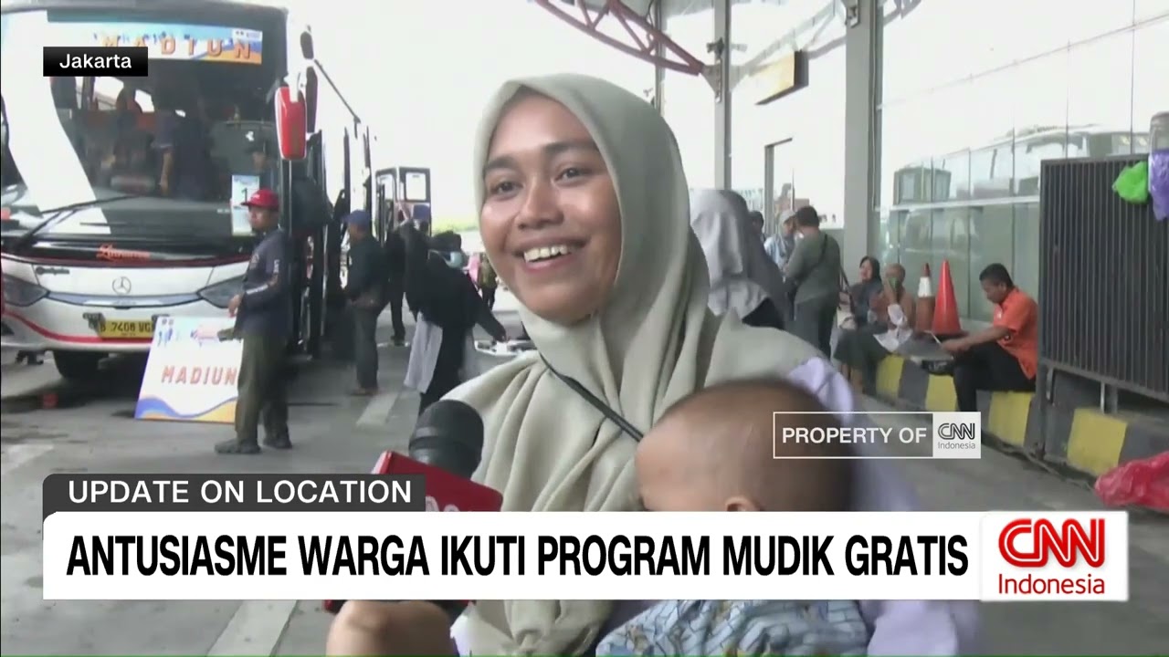 Antusiasme Warga Ikuti Program Mudik Gratis