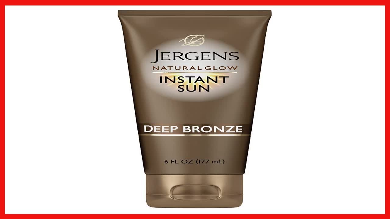 Great product -  Jergens Natural Glow Instant Sun Self Tanner Lotion + Bronzer, Sunless Tanning Deep