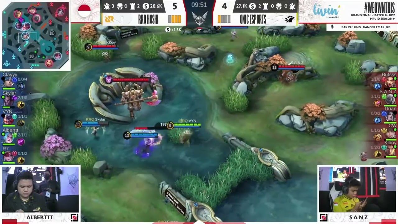 GRAND FINAL🔥   GAME 5   RRQ VS ONIC   MPL ID SEASON 9