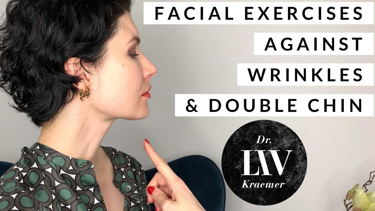 Best facial exercises - face yoga to look younger with Dermatologist Dr Liv (facial gymnastics)