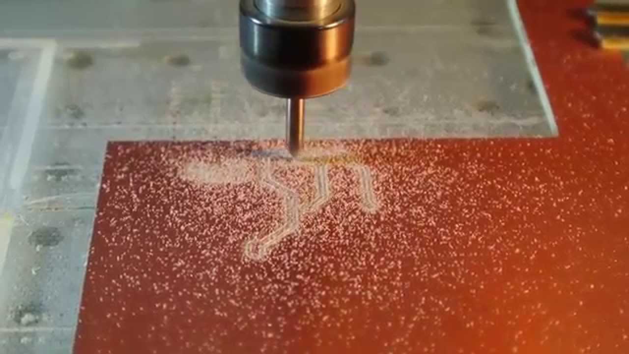 Fazendo Placa de Circuito impresso na minha cnc router caseira