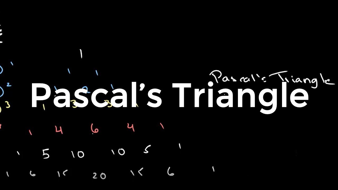 Pascal's Triangle | O Level Additional Mathematics