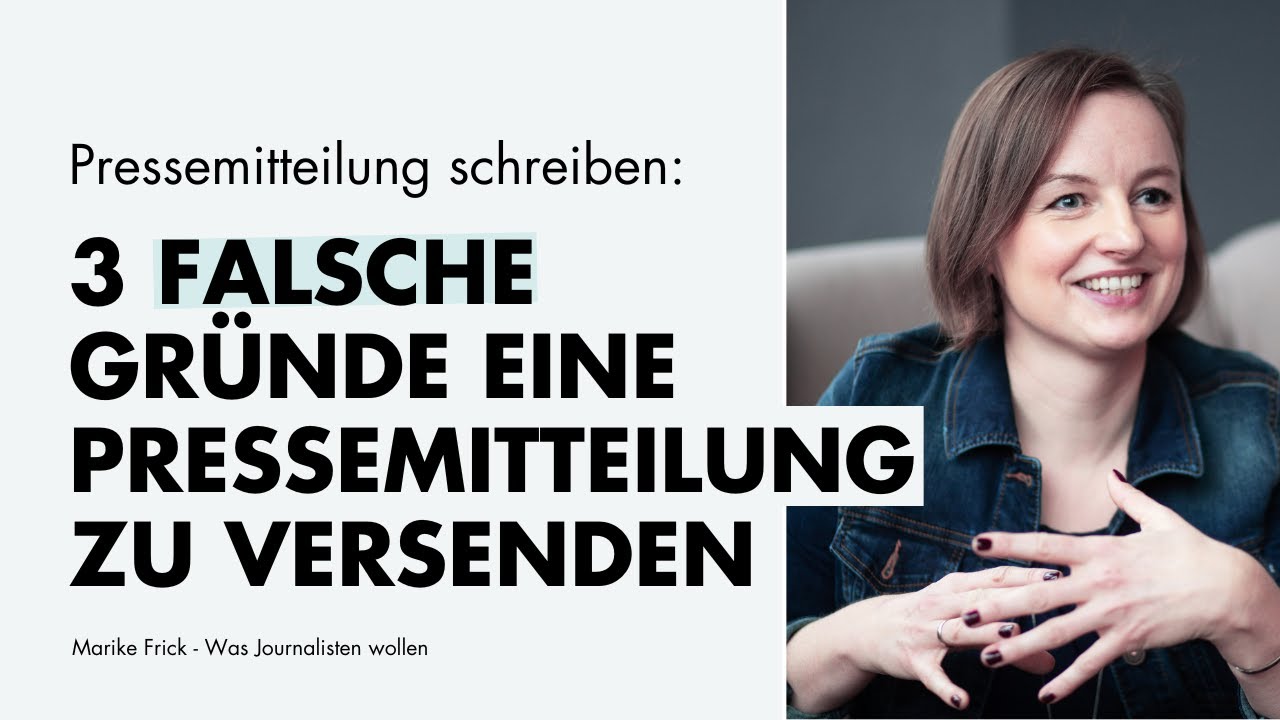 Pressemitteilung schreiben: 3 falsche Gr&uuml;nde eine Pressemitteilung zu verschicken