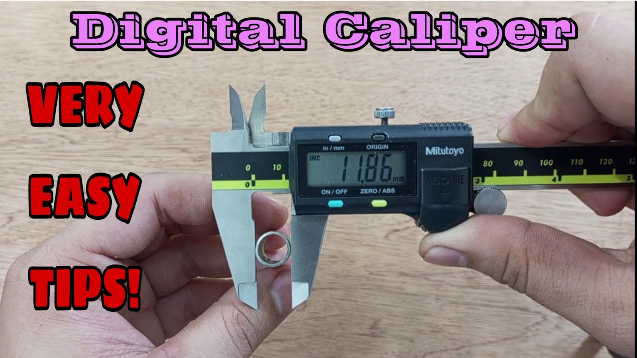 How to use digital caliper? (tagalog)