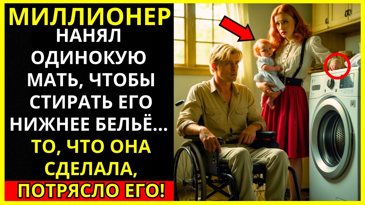 ЗА ДЕНЬГИ МАТЬ-ОДИНОЧКА СОГЛАСИЛАСЬ СТИРАТЬ НИЖНЕЕ БЕЛЬЁ ПАРАЛИЗОВАННОГО МИЛЛИОНЕРА...