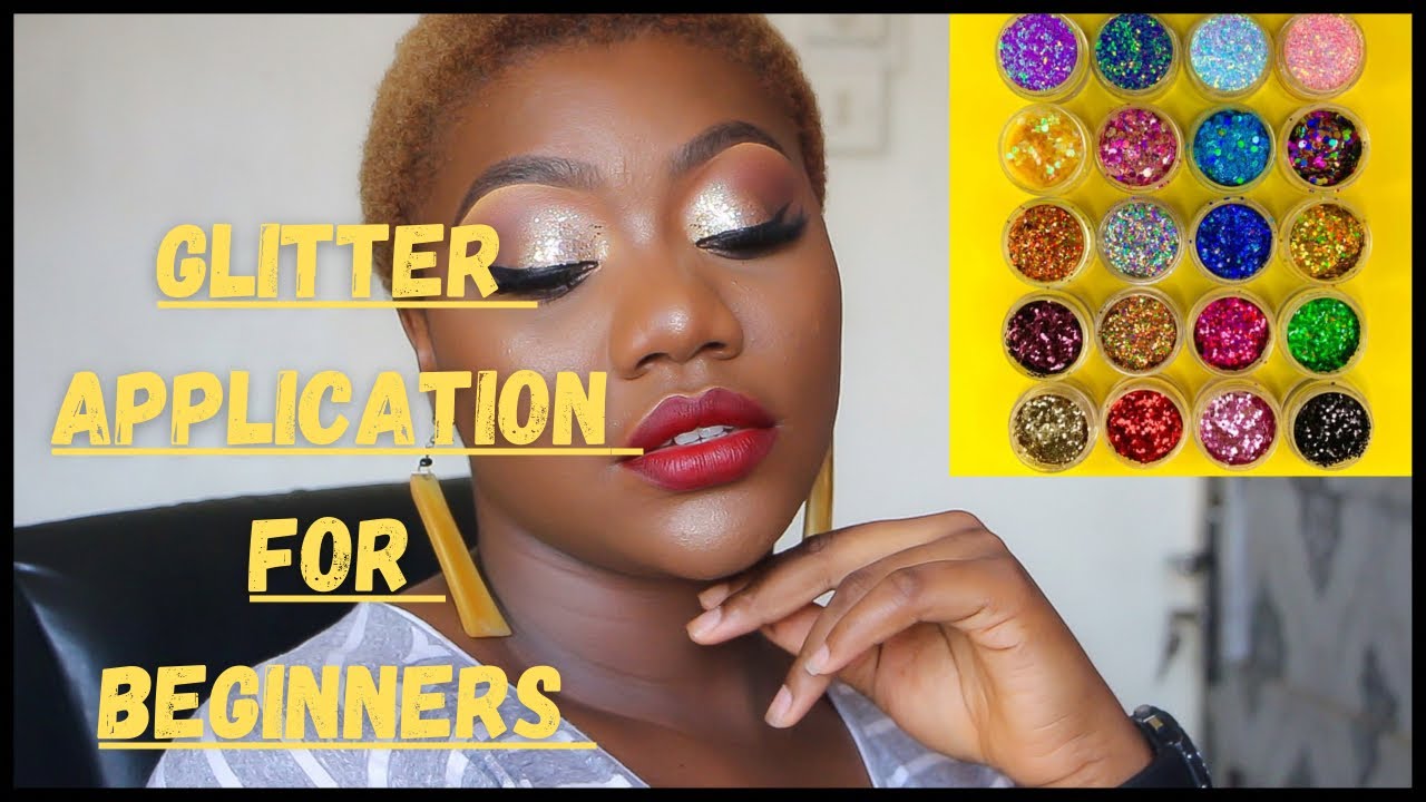 TRY THIS!!  HOW TO APPLY GLITTER EYESHADOW FOR BEGINNERS/Easy trick to apply loose glitters