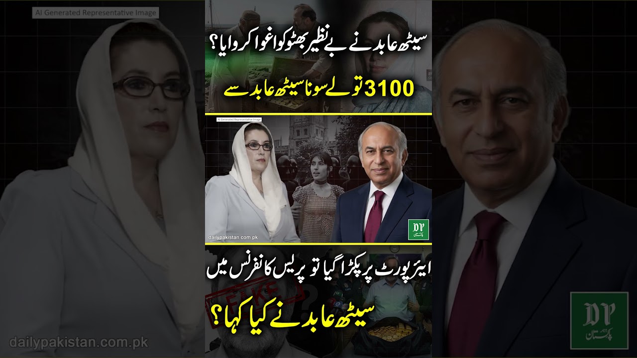 Сет Абид и Беназир Бхутто.. | Daily Pakistan | Ясир Шами