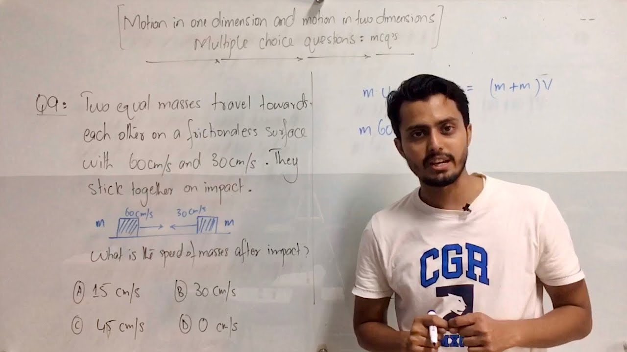 Mcqs Part 1 || Motion in one and two dimensions || MDCAT || ECAT || Urdu/Hindi