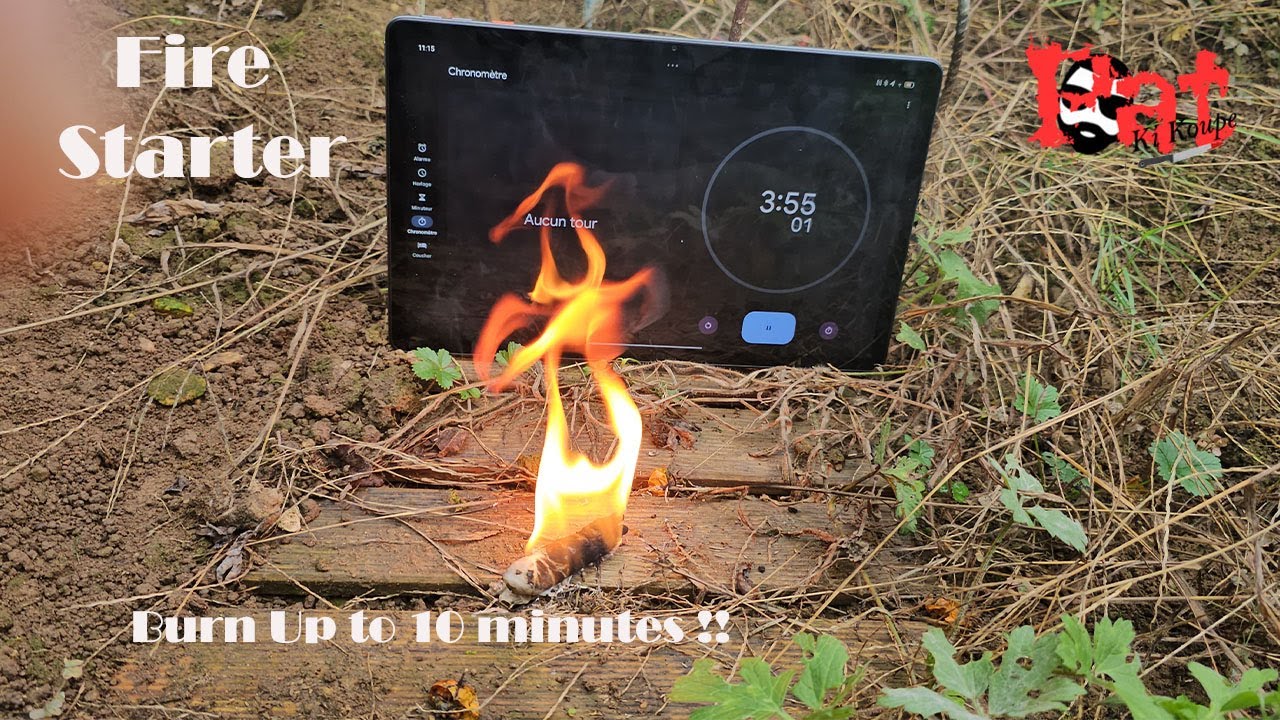 Comment fabriquer un allume feu étanche