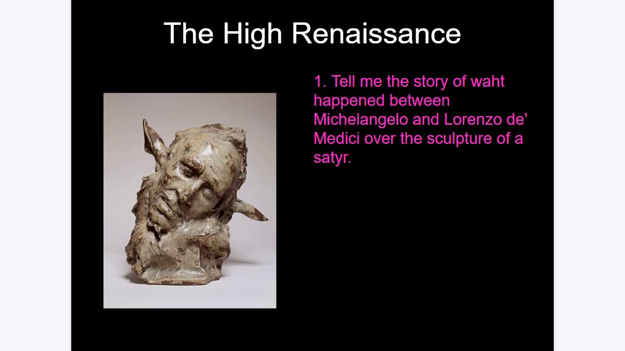 Art History: The High Renaissance