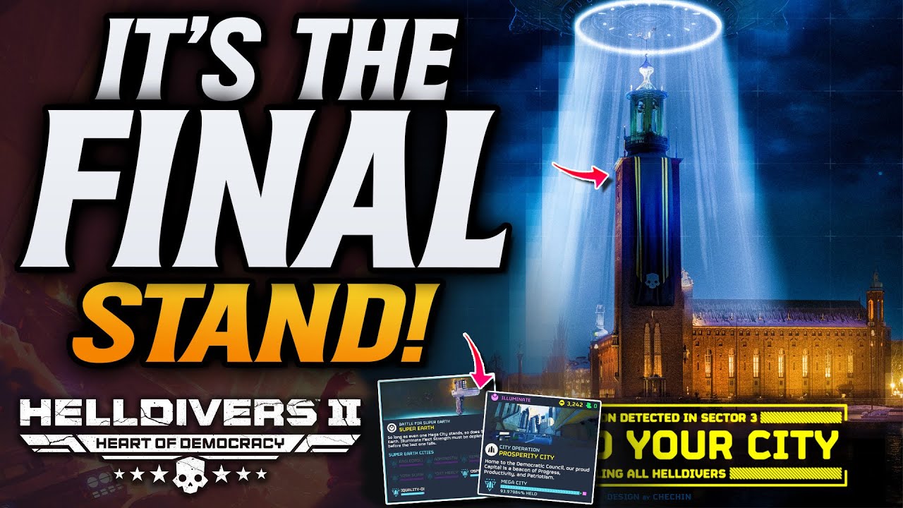 🔴Helldivers 2 The Final Stand! Prosperity City Is Under Attack!
