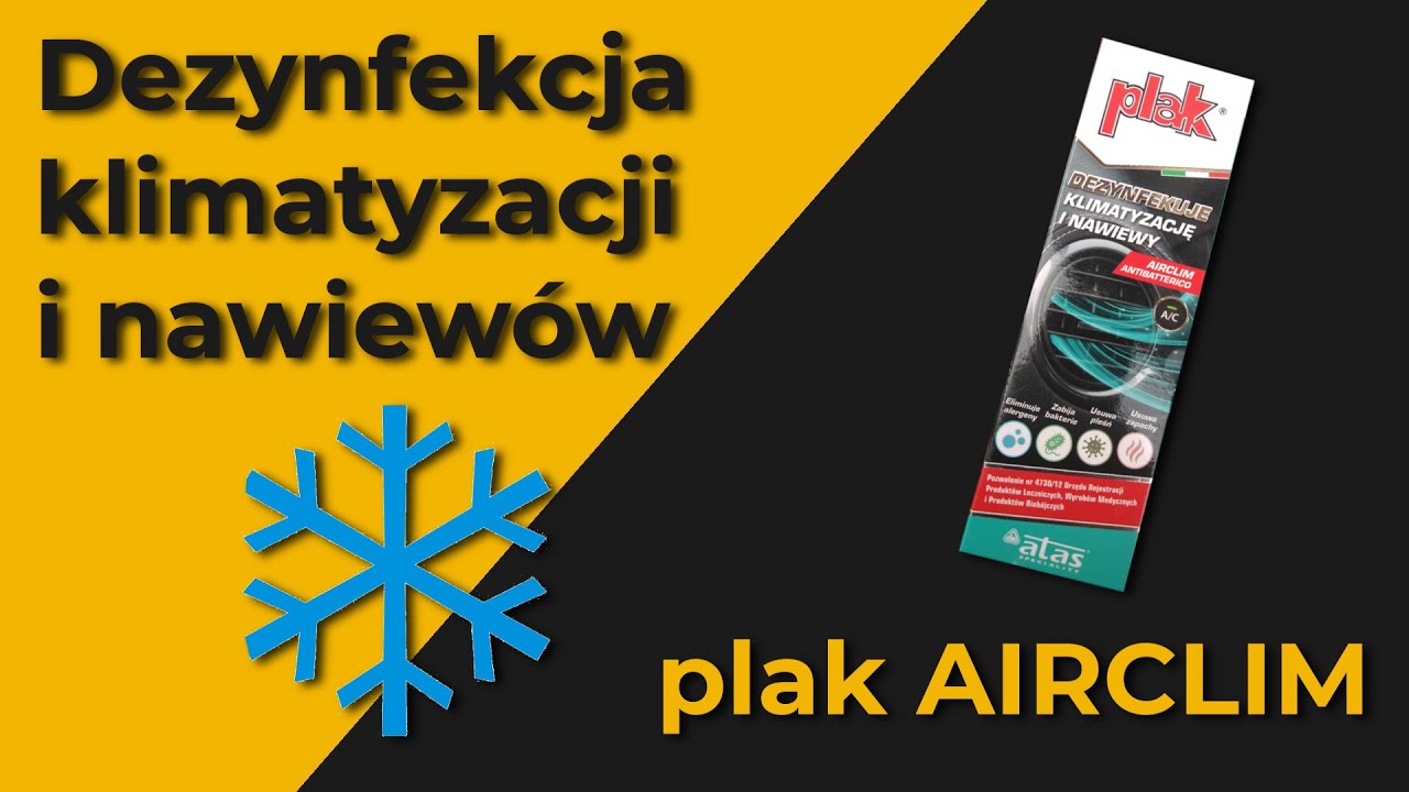 PLAK AIRCLIM do klimy i nawiewów