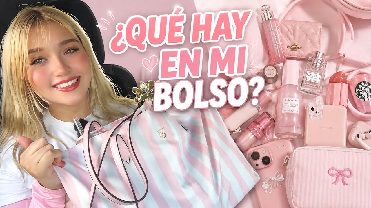 ¿QUE HAY EN MI BOLSA? 👛✨ Segunda parte actualizada 2025 [Tour por mi bolsa girly] 🌸PINKVIBES💄