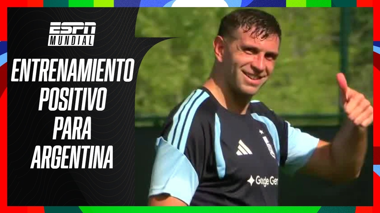 EL DIBU SE PUSO LOS GUANTES | EL ENTRENAMIENTO COMPLETO DE ARGENTINA | #ESPNMundial