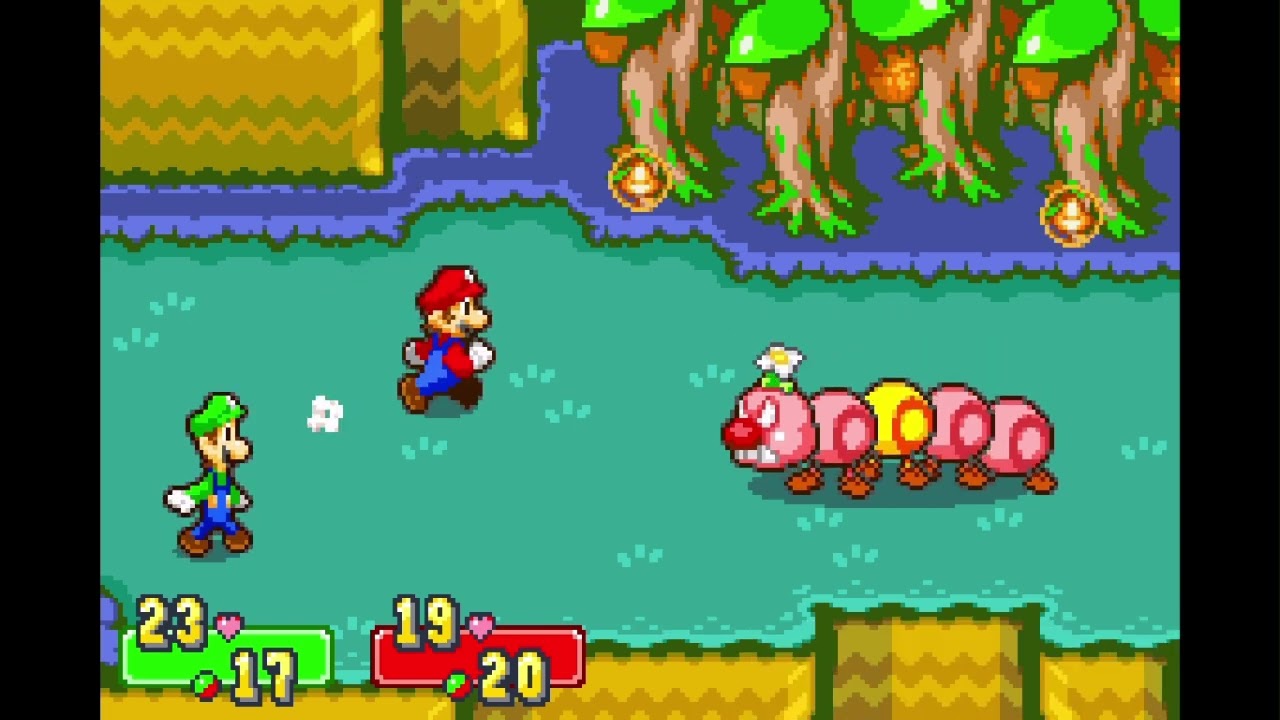 Mario luigi superstar saga boss fight Wiggler