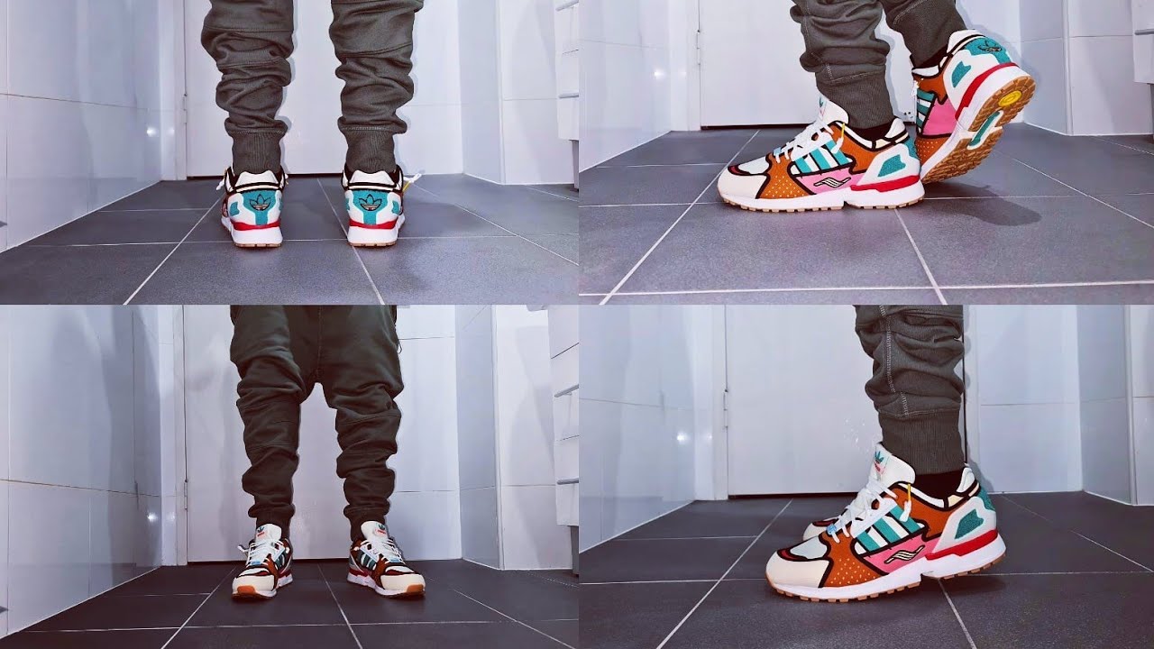 Adidas ZX 10000 KRUSTY BURGER On Feet