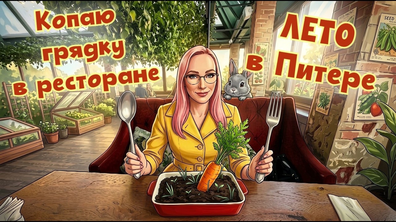 Десерт с сюрпризом / Копаю грядку в ресторане / Червяк в блюде