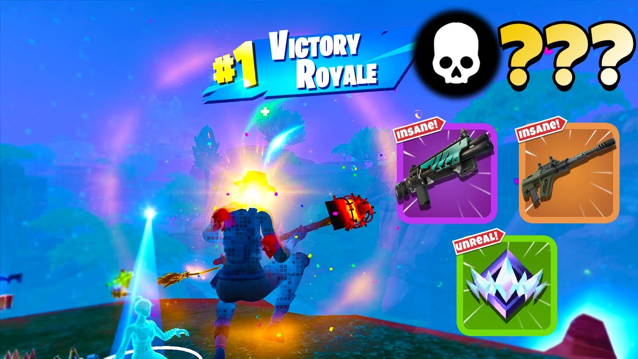 High Elimination Unreal Ranked Solo Zero Build Win Gameplay (Fortnite Fortnitemares 2024)