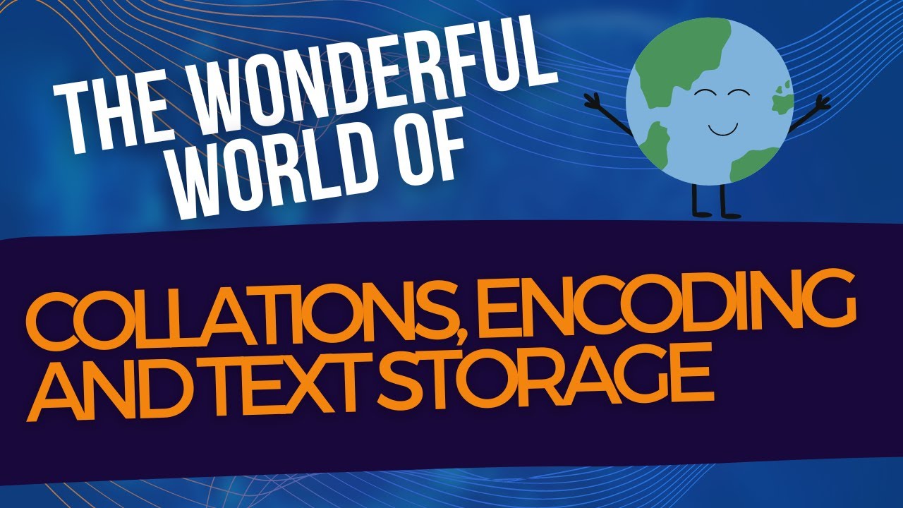 Thē wönderfűl wôrld of ćollåtions, eñcodingß and téxt sţoræge