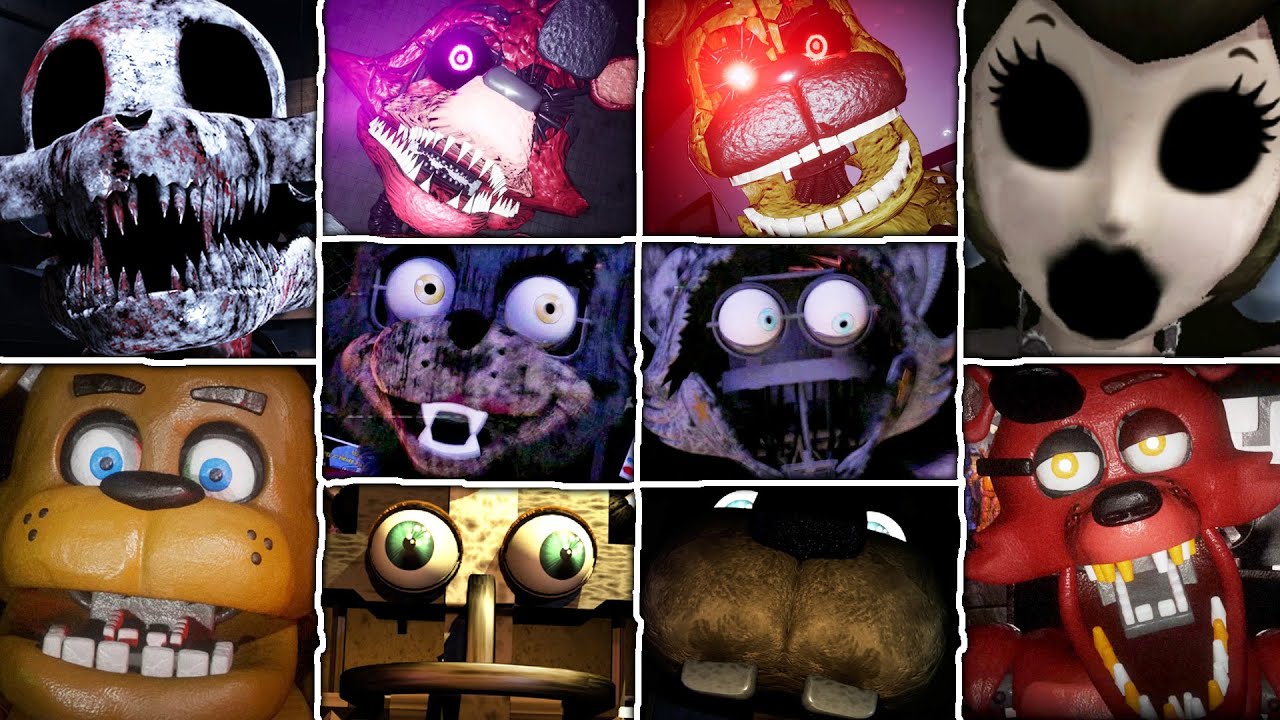 Jumpscares Collection #67 - feat. FNAF 3 Beta, FNAW, Tubby-Land, and more!