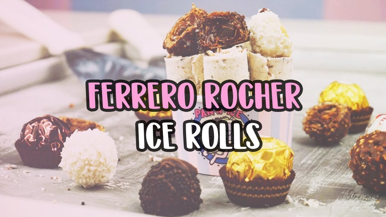 FERRERO ROCHER ICE ROLLS?! - HOW IT'S MADE | PAN N ICE