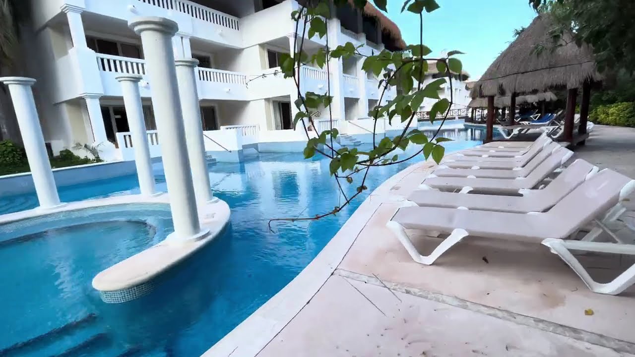 Hotel Grand Sunset Princess, Playa del Carmen, Cancun, Mexico. The Walking tour.