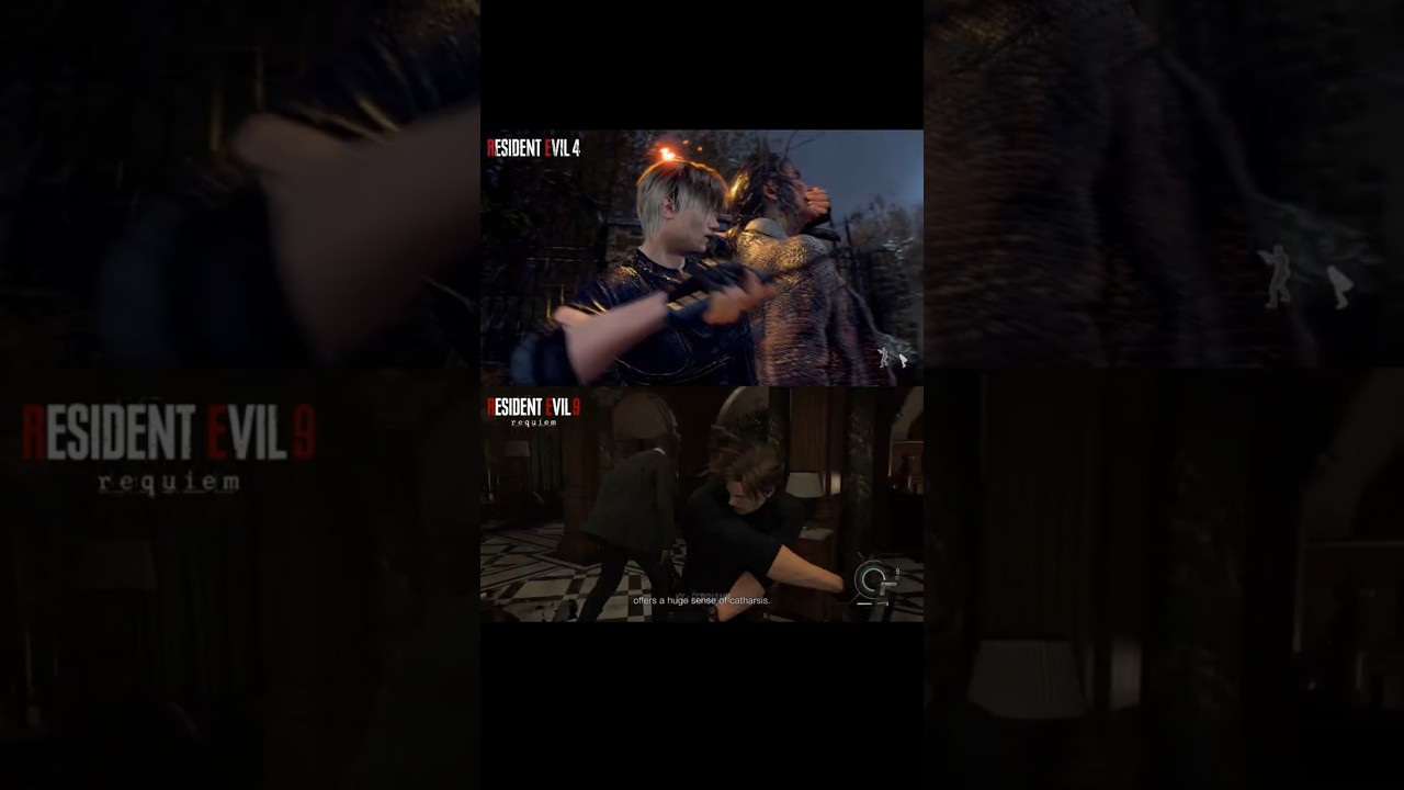 RE4 Remake vs RE9 Leon | Stealth Kill Comparison