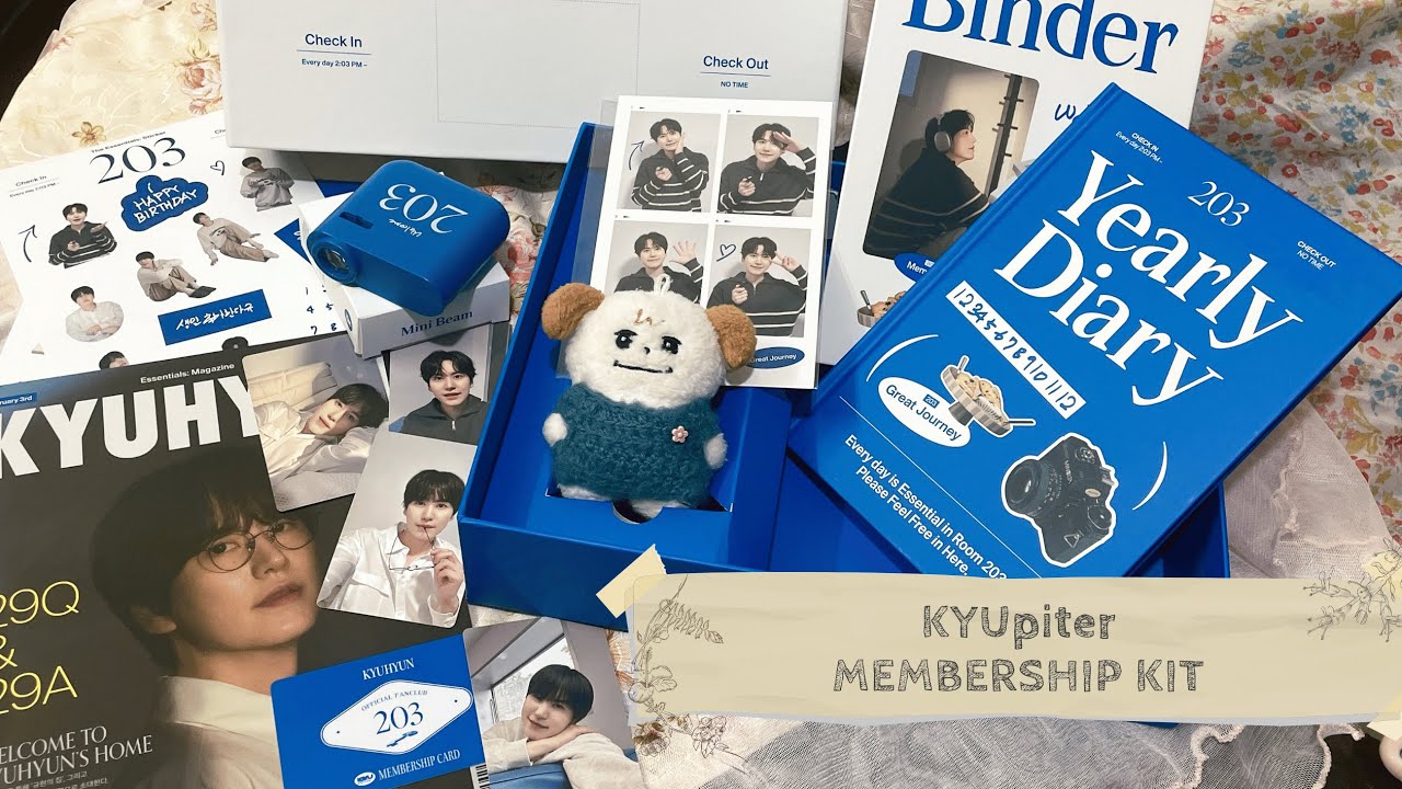 [Unboxing] KyuHyun 규현 KYUpiter MEMBERSHIP KIT