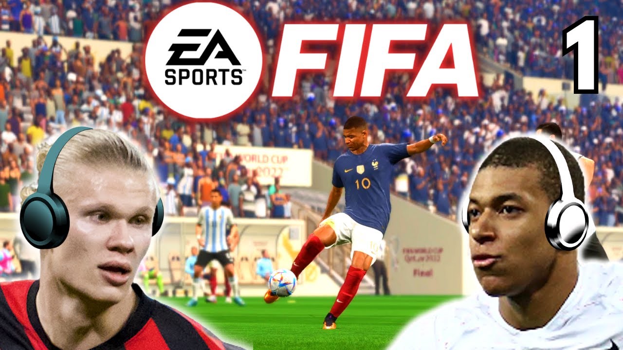 Хааланд и Мбаппе играют в FIFA — финальный матч-реванш чемпионата мира по футболу!
