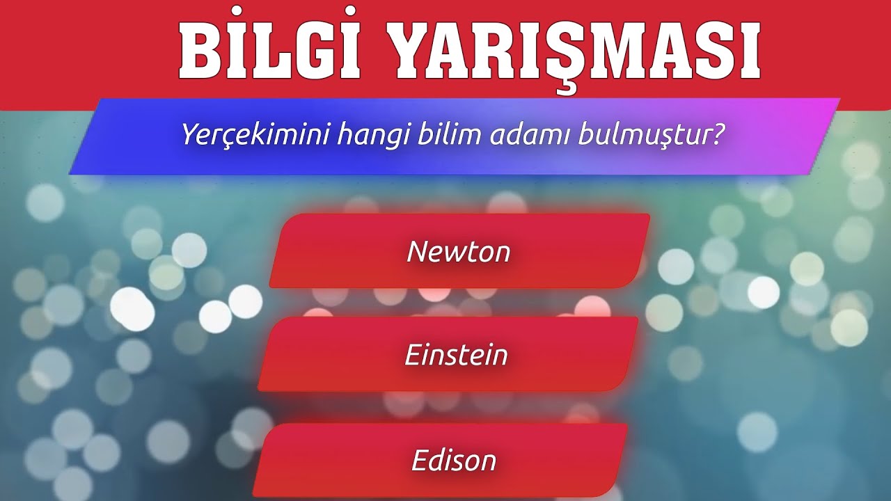 Genel Kültür Bilgi Yarışması #2