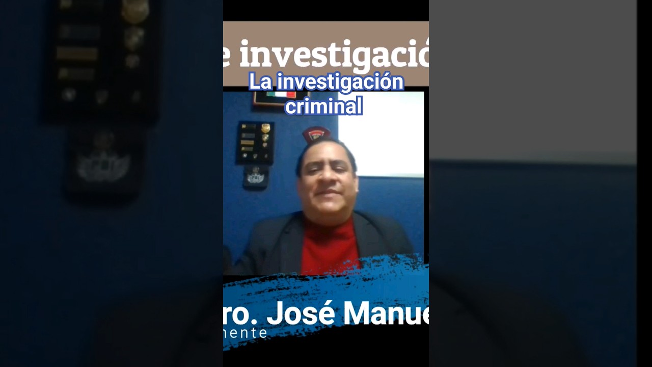 La importancia de la investigaci&oacute;n criminal en el Derecho #pgjcdmx #derecho #investigaci&oacute;ncriminal