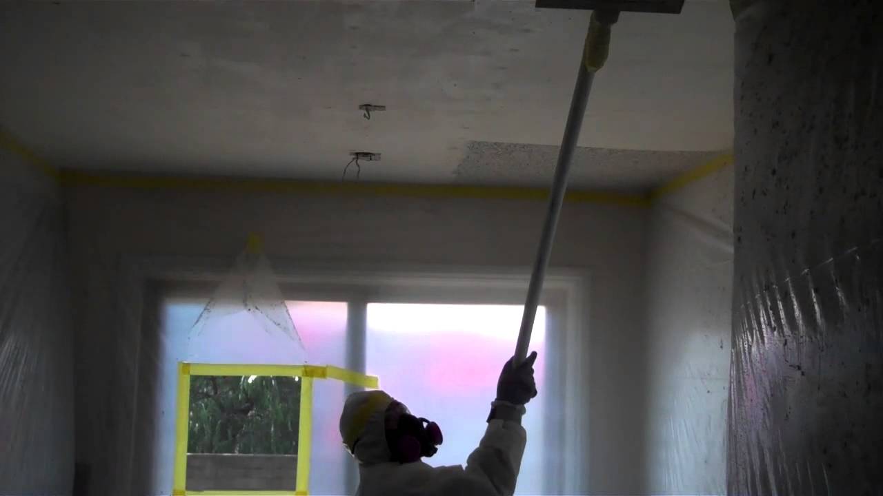 Asbestos Acoustic Ceiling Removal