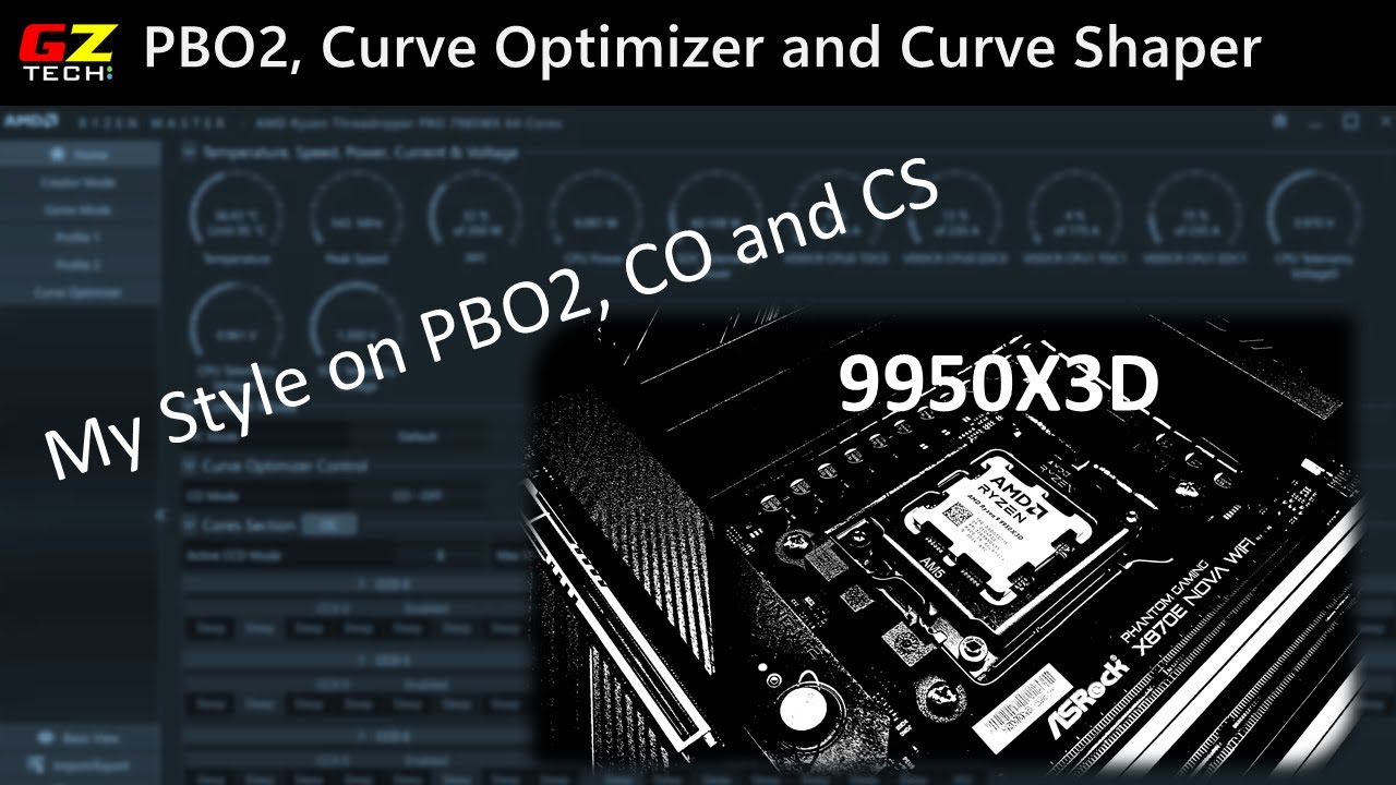 PBO2 Curve Optimizing with 9950X3D on ASRock Motherboard
