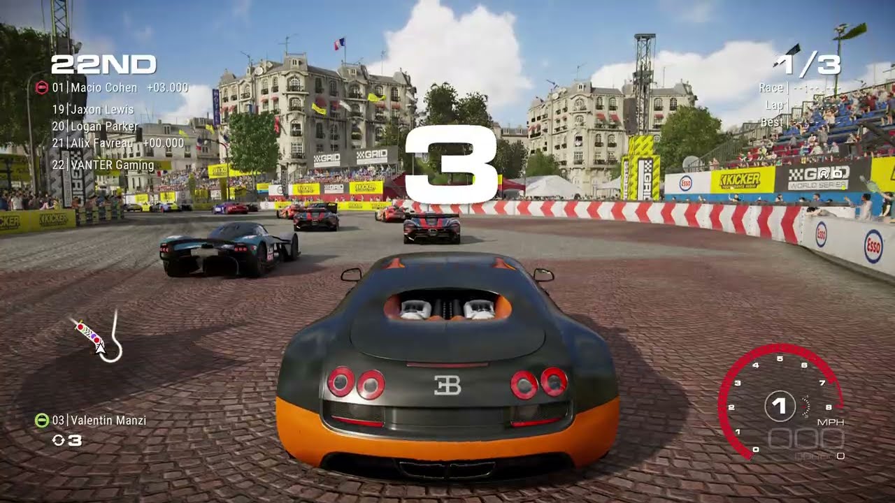 GRID LEGENDS Bugatti Veyron Race (PS5 Gameplay 4K Graphics)