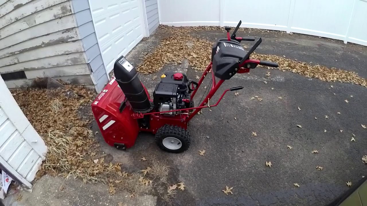 Snowblower Troy built startup OHV problem won't start help