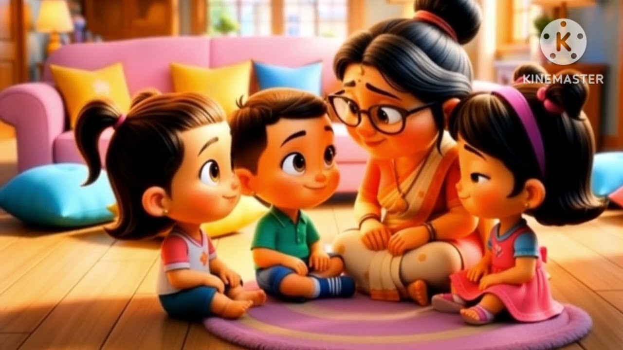 Dadi ☺️ / kids hindi rhymes / fun phonics song / Dadi aana man jao.