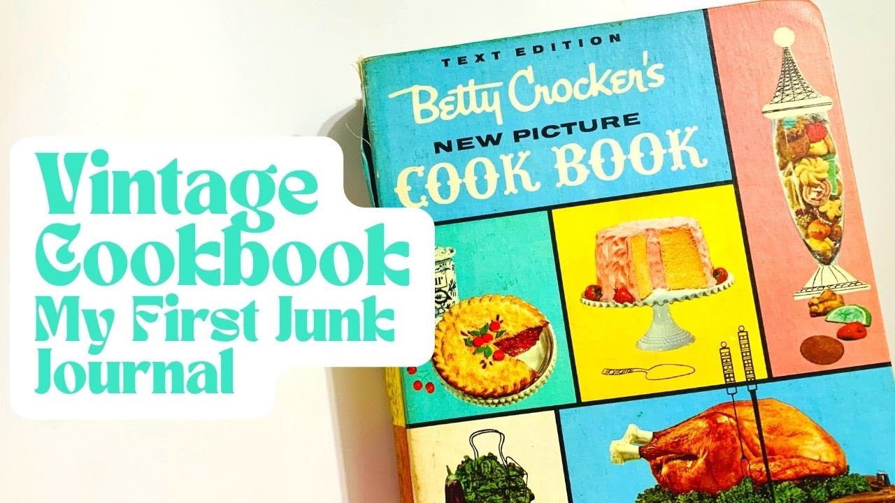 Vintage Cook Book Junk Journal Flip Through | Retro food advertising & ephemera!