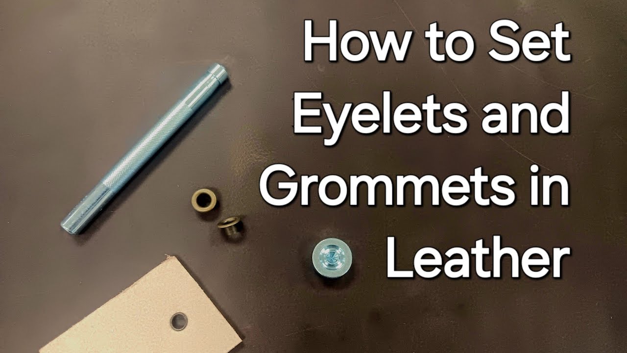 How To Set Eyelets | Grommets [Complete Tutorial] - Learn Stuff With Onen