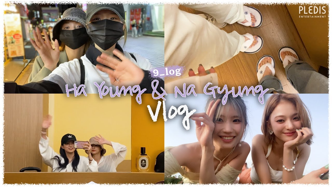 [9_log] 하영&나경 Vlog - 홍대 데이트🎮, 사이판 개인 시간🌴